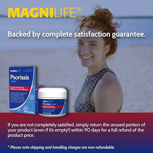Miniatura 8 de MagniLife Psoriasis Care alivio natural de la picazón y el dolor la hidratación ayuda a reducir el enrojecimiento la descamación y la descamación en