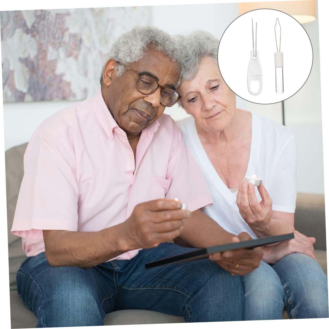 2Pcs Convenient Zipper Puller Tools for Easy Dressing Button Assist Devices for Seniors and Those with Mobility