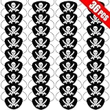 BUENA CALIDAD: el parche de ojo pirata está hecho de fieltro, suave, más flexibilidad que el parche de ojo pirata de plástico y se estira para un uso más prolongado. Estos son rellenos perfectos para bolsas de premios o premios de recompensa para su estudiante.