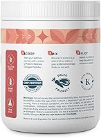 Vista 2 de Pattern Wellness Polvo de péptidos de colágeno (Tipos I y III) – Soporte para cabello, uñas, piel y articulaciones – Alimentado con pasto y criado