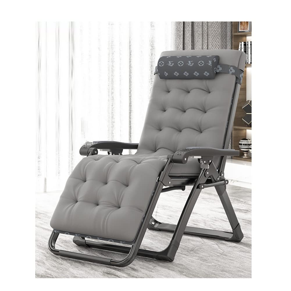 Fauteuil inclinable gravité zéro en acier robuste et toile respirante de qualité