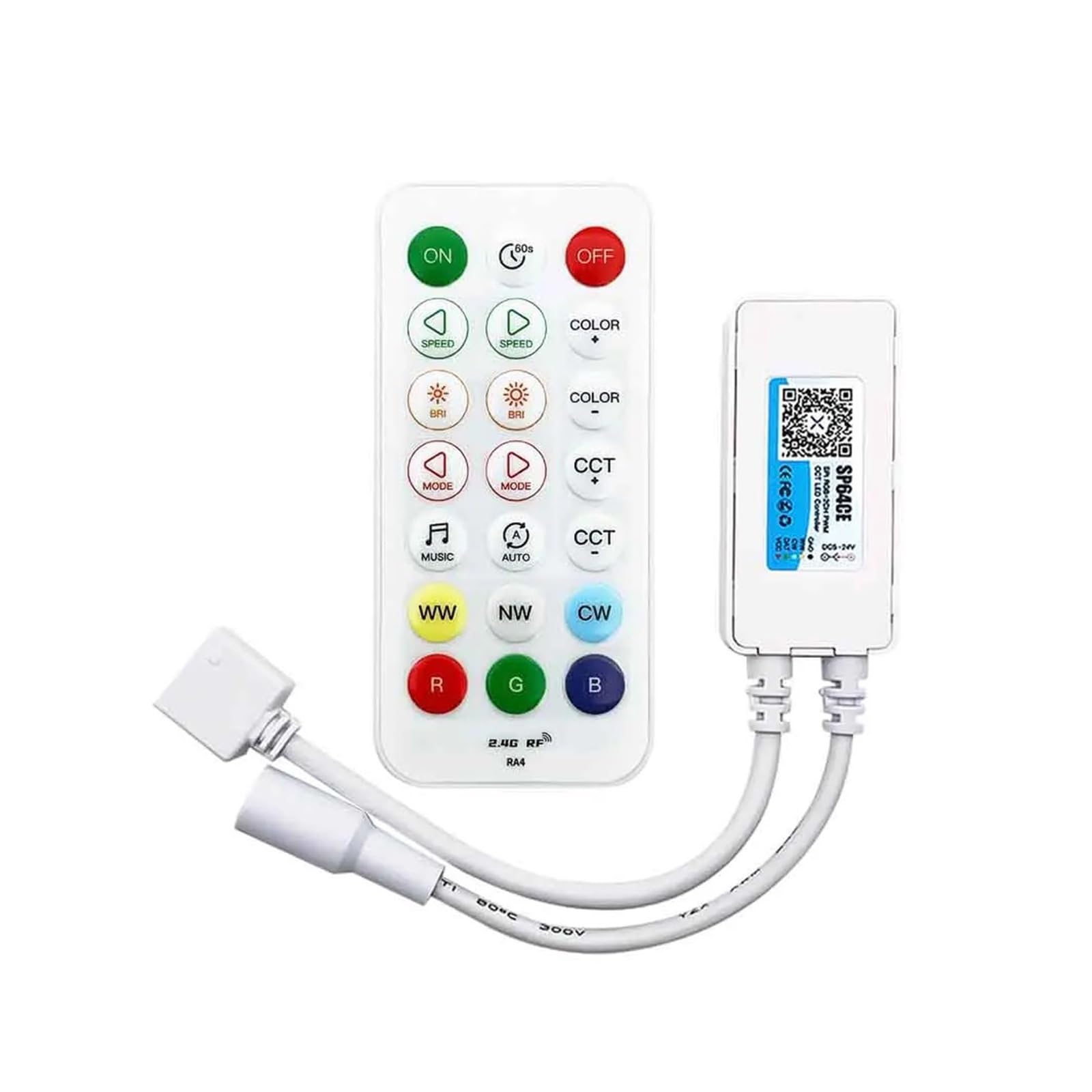 Contrôleur SP64CE Bluetooth : résolvez la gestion RGB et CCT 24V