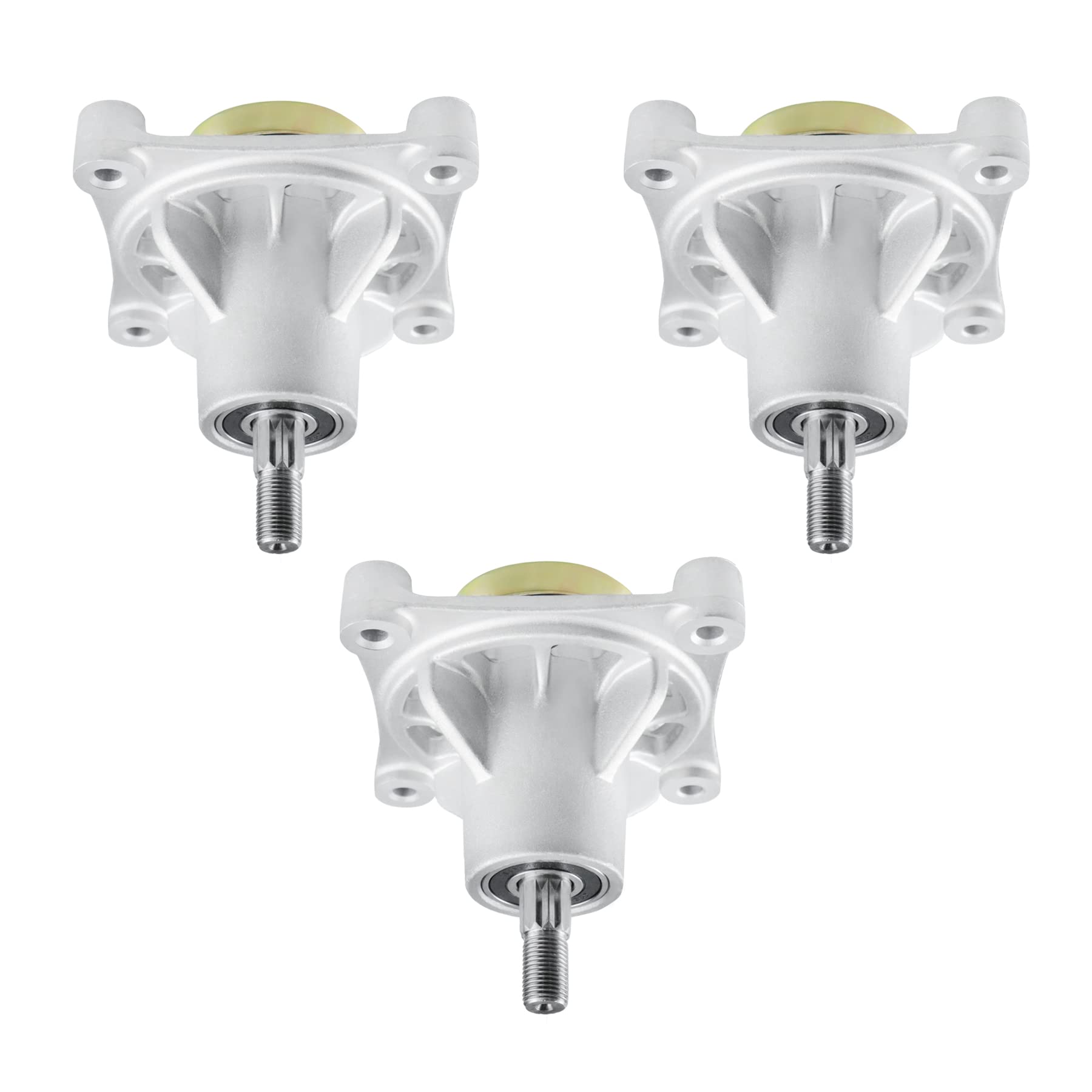 ILONPA(3 Pack) Deck Spindle Assembly for Hustler 604214 Raptor Models 42" 52" Deck