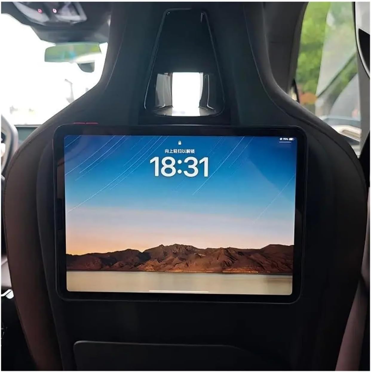 Compatible for BMW X6 X5 X3 X7 I5 I7 IX Car Rear Seat Pad Phone Magnetic Holder Bracket 18W Wireless Charger Trim