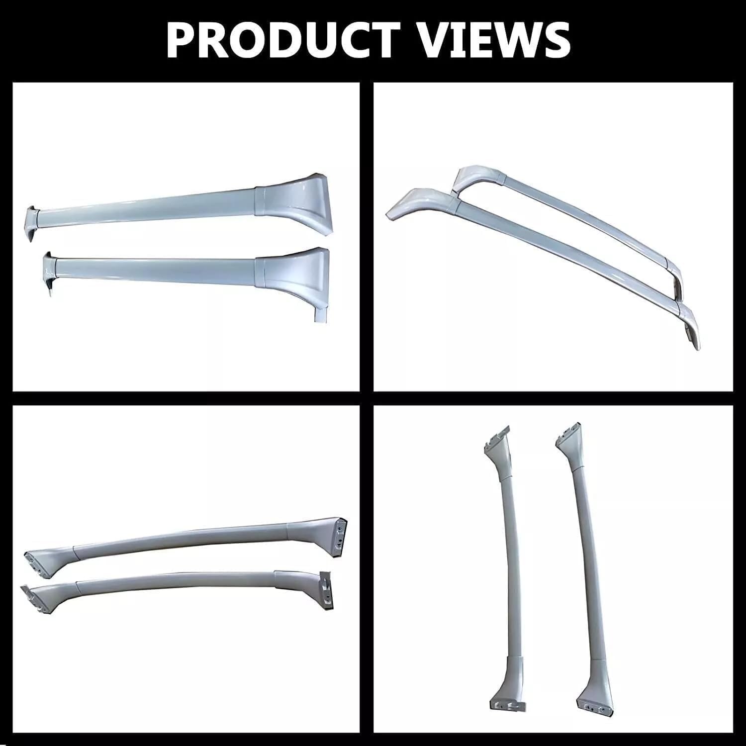 2PCS Cross Bar Fit for NX 250 350 350h 450h 2022 2023 2024 2025 Roof Rails Snow Carrier Luggage Carrier NX Accessories Silver