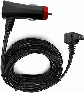 DC Power Cord Power Cable 11.5 ft Length 12V/24V for Car Refrigerator Car Fridge Freezer Compatible with Alpicool, Bodega, Euhomy, BougeRV, ARB, Dometic, ICECO, Setpower, JoyTutus (Right-Angle DC)