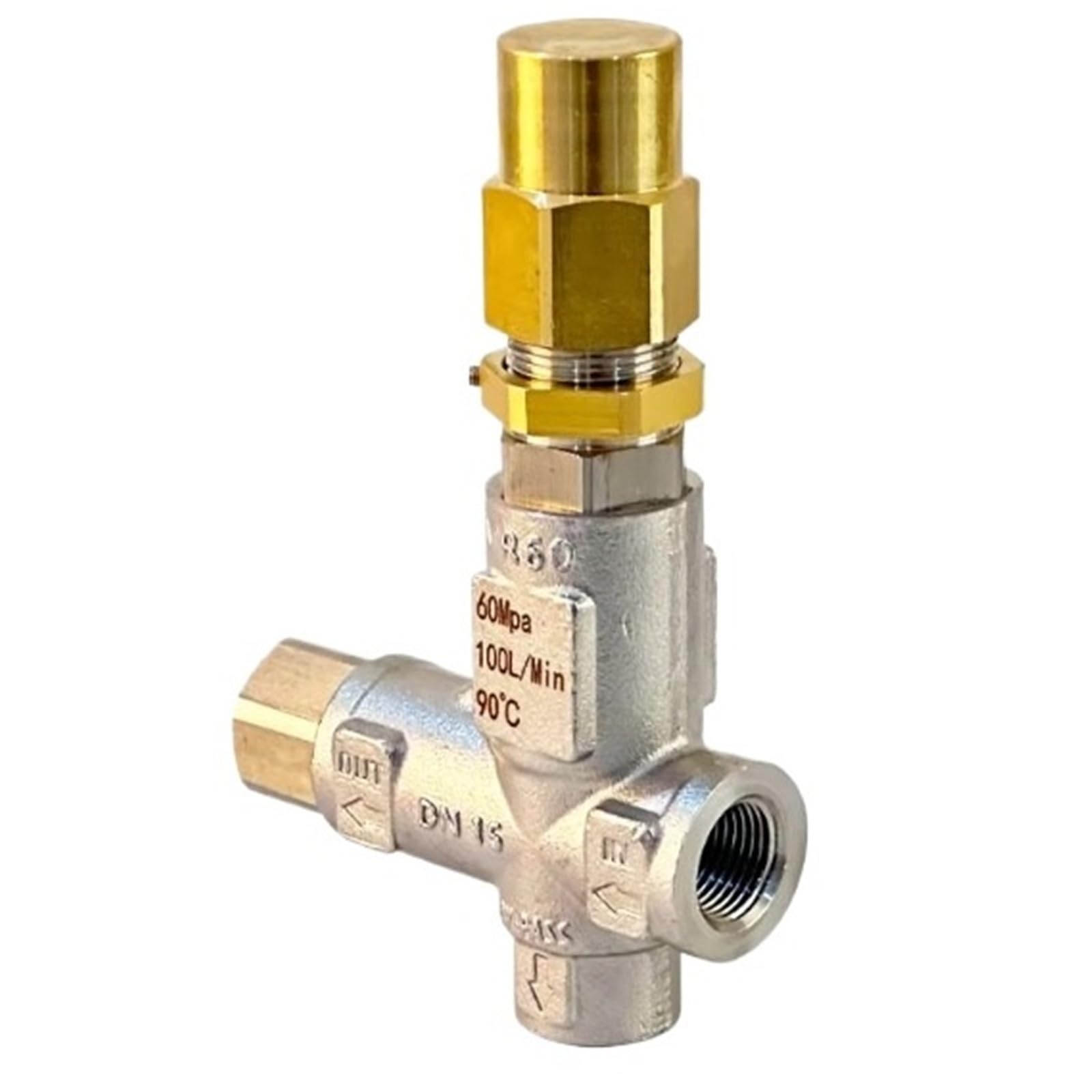 Belovek One Color Flow 100L/Min 500Bar High Pressure Washer Parts Regulate Valve Adjustable Regulator