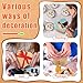 Geyee 24 Pcs Heart Shaped Paper Mache Box, Gift Box with Lid 3. 9 Inch Nesting DIY Cardboard for Decoupaging Painting Storing Jewelry Treasure