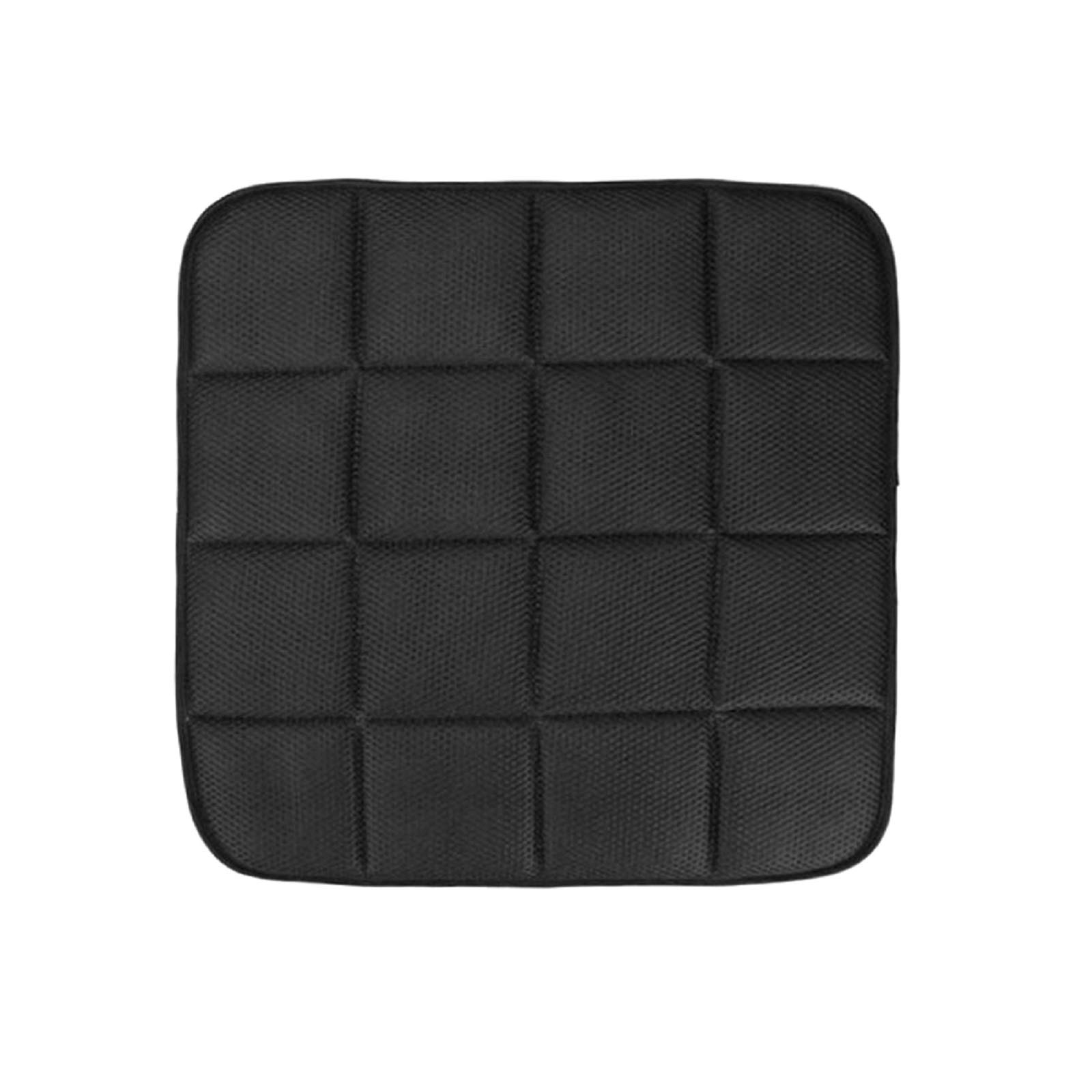EQLEFNatural Bamboo Charcoal Office Chair Cushion Car Seat Cushion Anti-Skid Cushion - Black