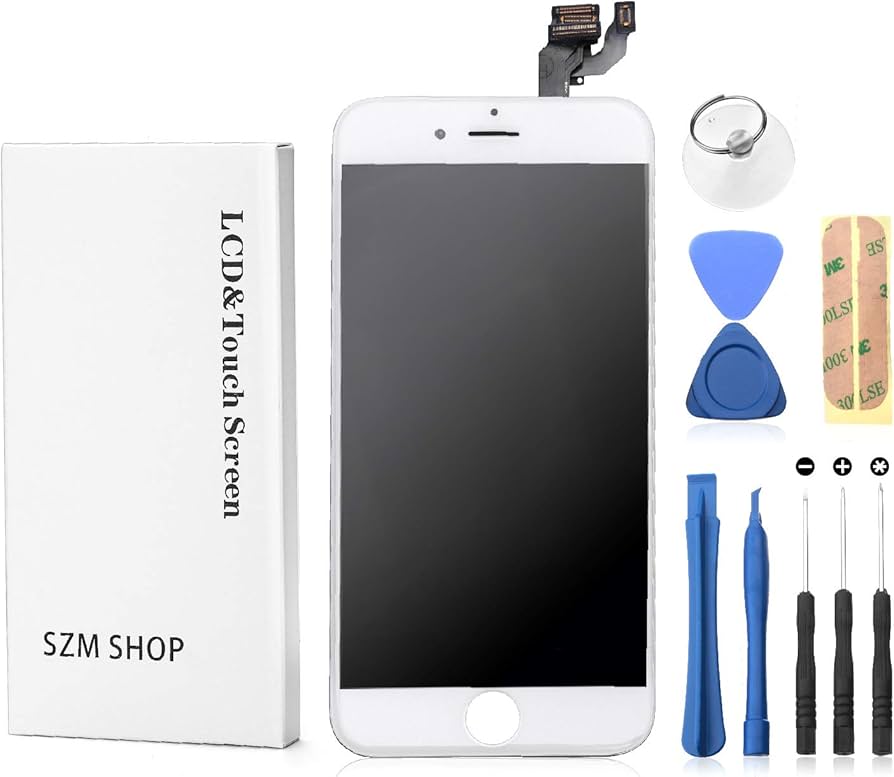 iPhone6パネルブラック iPhone6 液晶 フロントパネル 画面ガラス 修理交換 部品 パーツ LCD