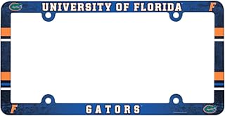 NCAA License Plate with Full Color Frame