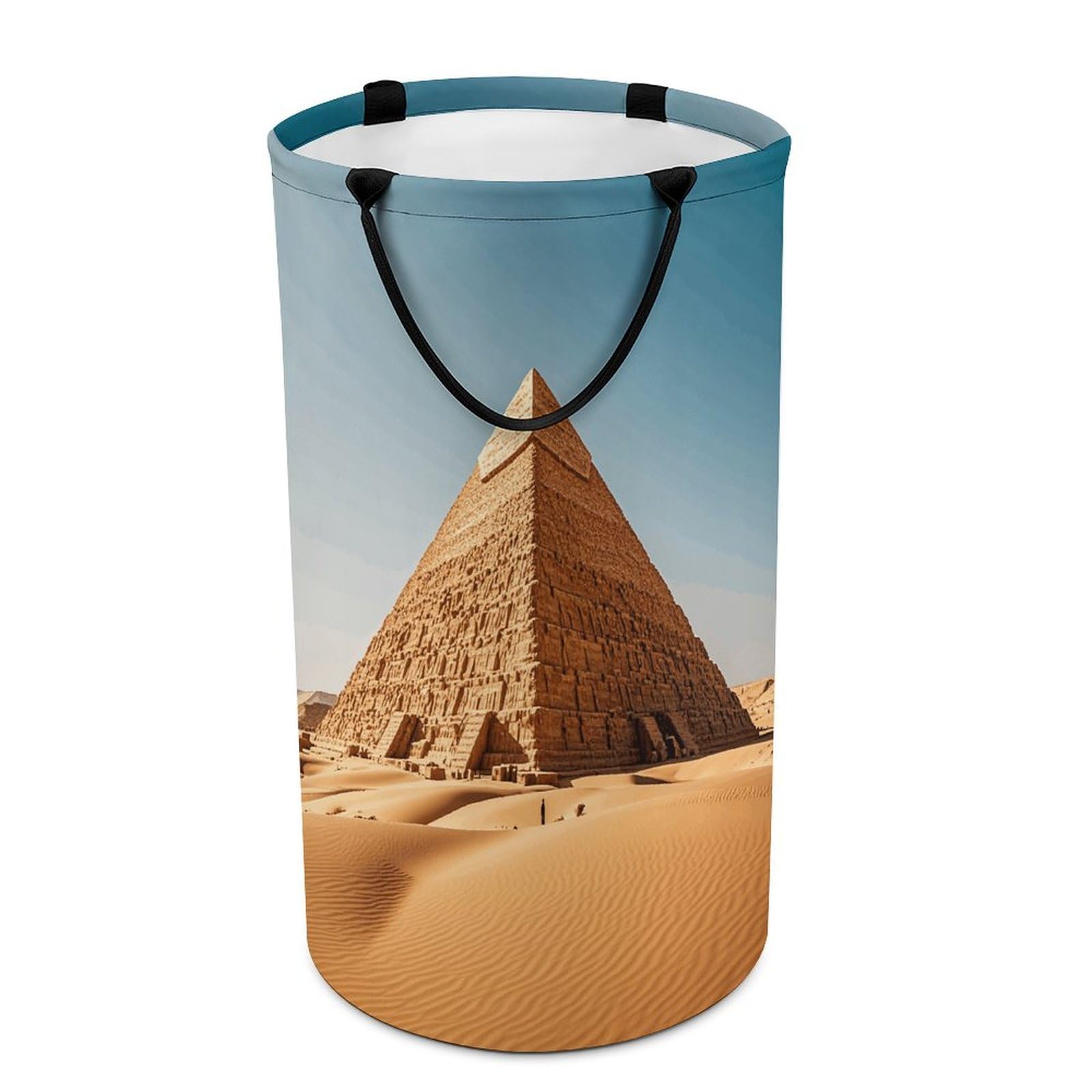 Panier à linge pyramide égyptienne grand modèle imperméable pour stopper le désordre de la chambre