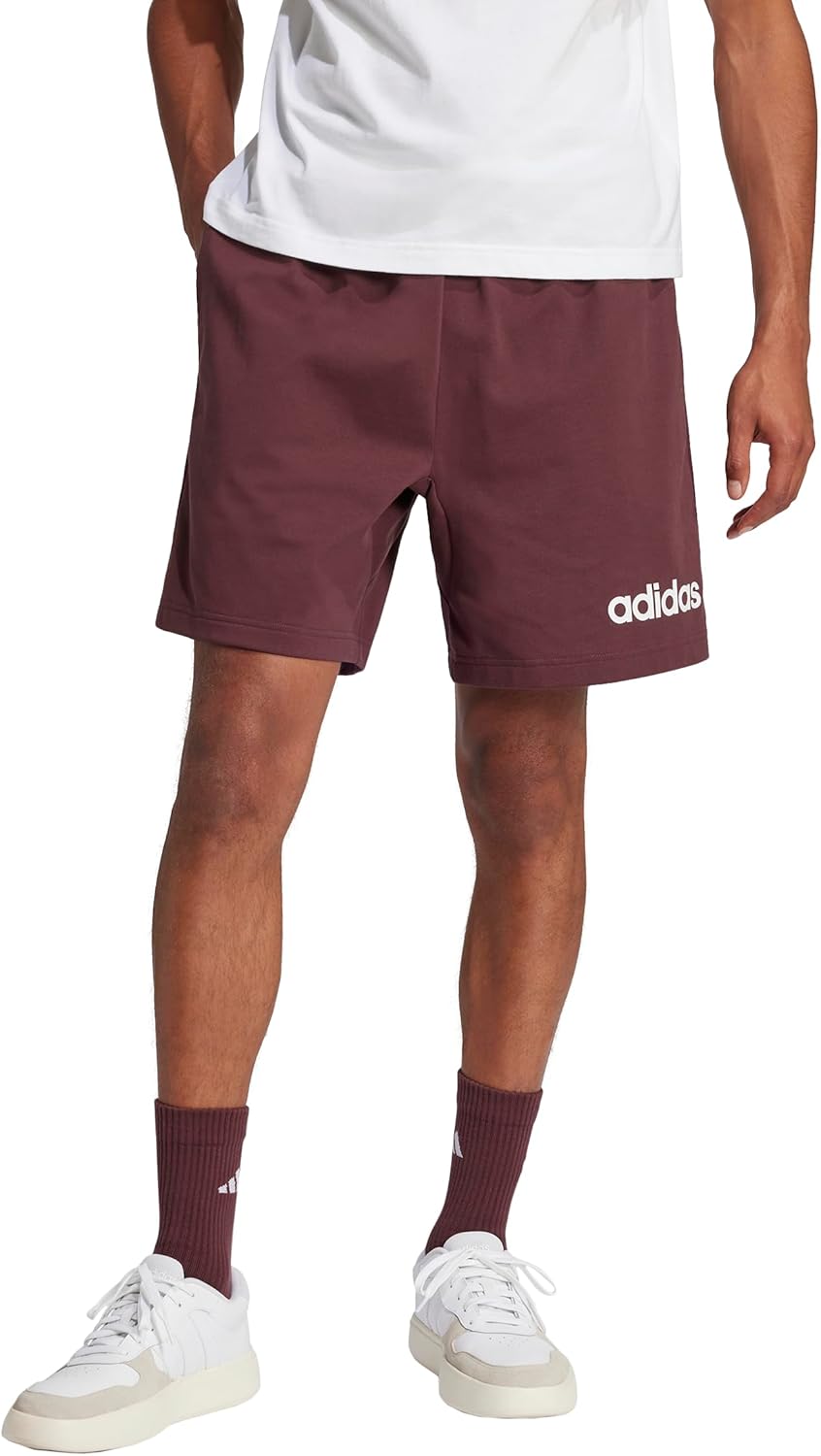 Adidas Mens Essentials Linear Single Jersey 7-inch Shorts