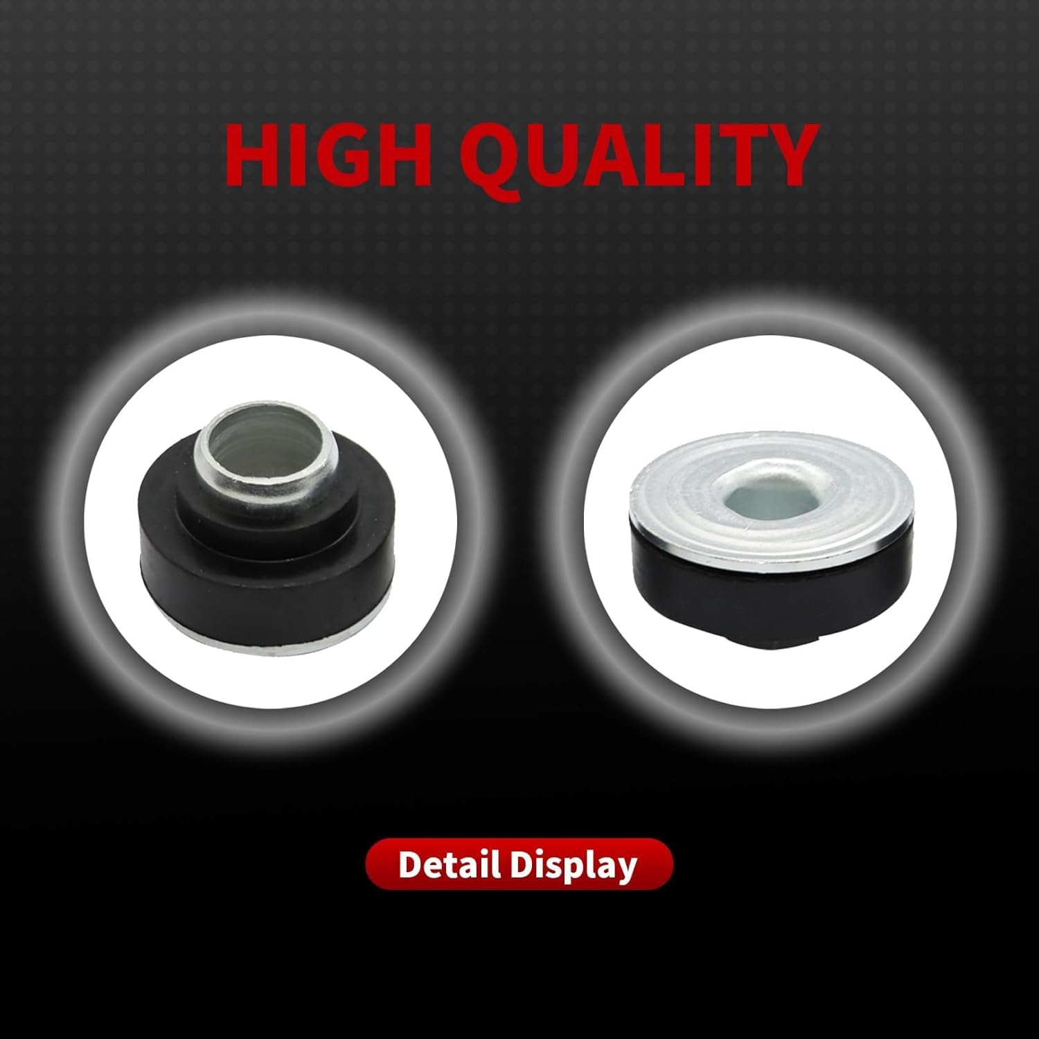 Subframe Body Mount Bushing Kit with Hardware Bushings Sub Frame Bolts Washers Compatible with Camaro 1967‑1972, Firebird 1967‑1972, Nova 1968‑1972