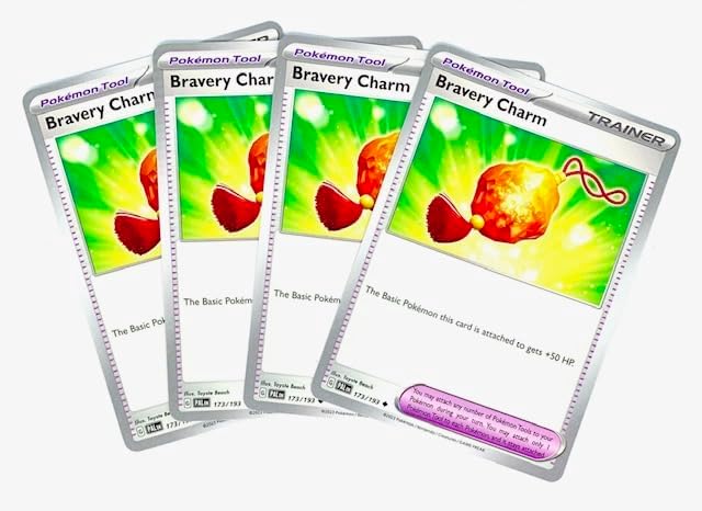 Bravery Charm 173/193 - Paldea Evolved - Pokemon Trainer Card Set - Playset