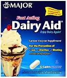 Major Fast Acting Dairy Aid Lactase Enzyme Supplement for Prevention of Gas Diarrhea Bloating - 32 C