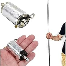 RexezGuardz Magical Safety Stick | Silver Appearing Cane Metal Steel Professional Trick Prop Stretchable Extendable Pocket Stick for Kids Girls Boys Adult (Pack Of 1)