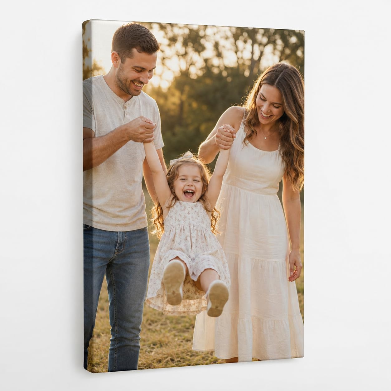 TWING Custom Canvas Prints, Personalized Photo Wall Art 16x24 Inch