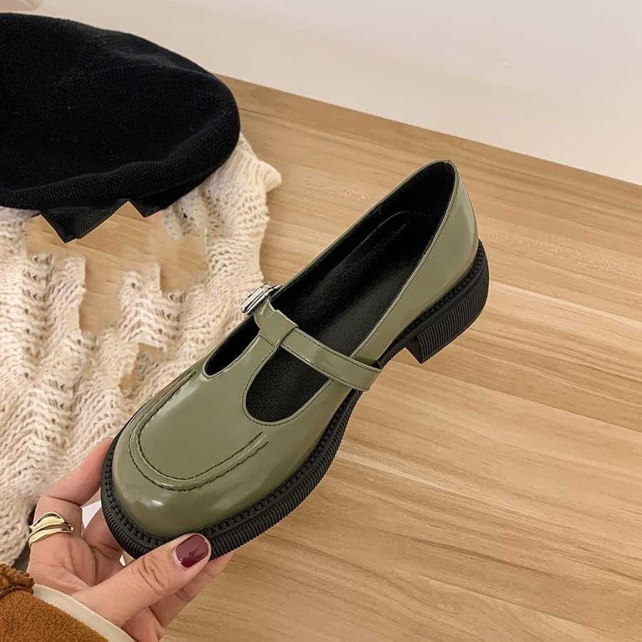 Amazon.com | JOEUSTY Women's Mary Jane T-Strap Oxford Shoes