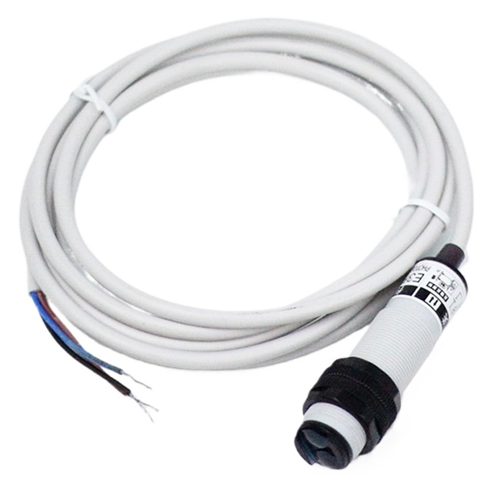 Sensor fotoeléctrico óptico de 5V CC, interruptor de 30cm, difuso, 2m, retrorreflectante, detección de haz pasante de 5m