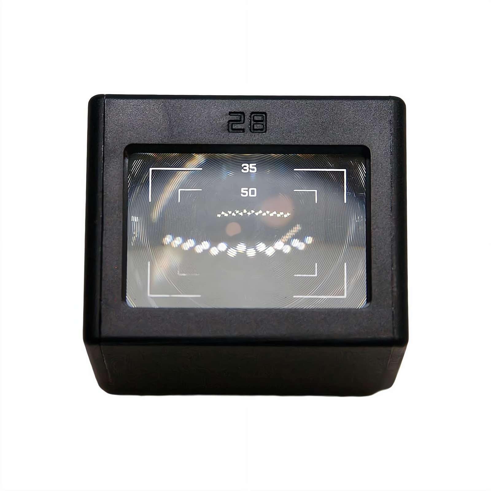 Visor óptico A La Altura De La Cintura De 28 Mm, Visor De Cámara con 40 O 35/50 Líneas De Encuadre, Posición De La Zapata Ajustable, para Un Encuadre Preciso Y Una Experiencia De Disparo 35/50 Frame
