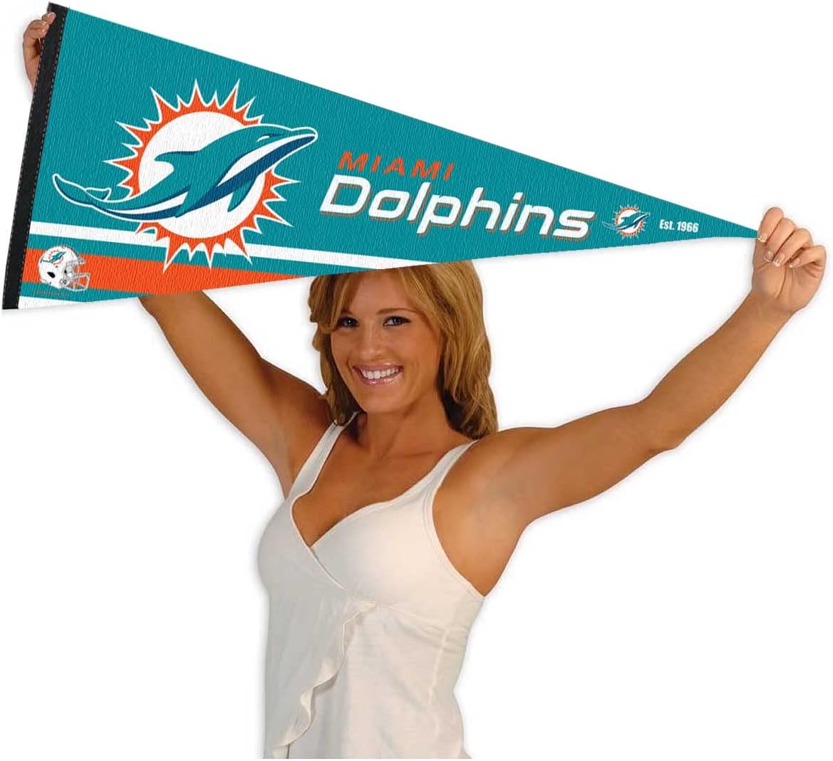 Miami Dolphins Pennant Banner Flag - Image 4