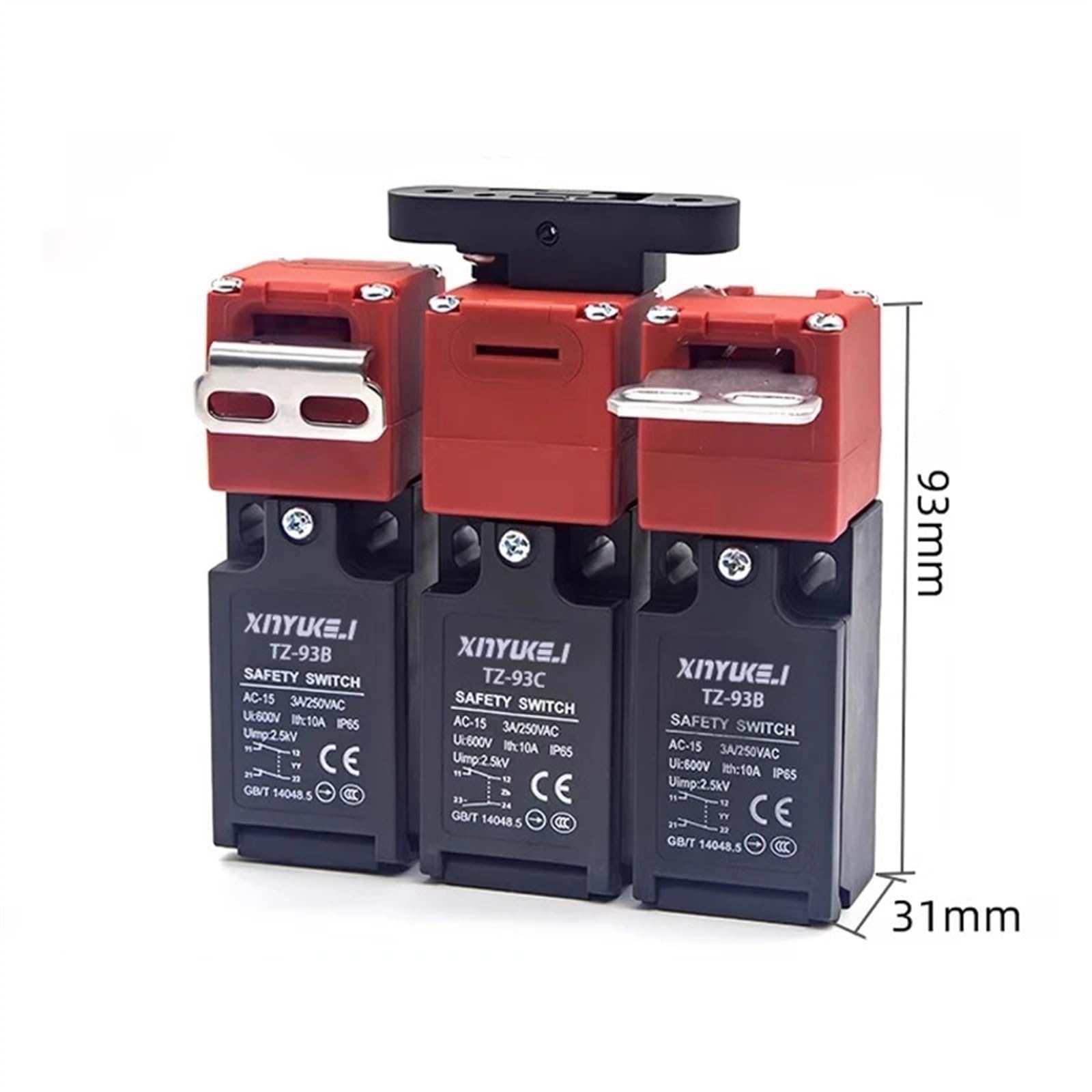 CZ Safety Door Switch TZ-93C/93B Door Limit Switch Key Industrial