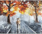 Regalo ideal: la pintura puede experimentar un sentido de logro y cultivar la paciencia, puede ser un gran regalo para tus hijos, familiares, amigos y compañeros de trabajo, puede pasar menos tiempo para completarla, disfruta del proceso de este nuevo estilo de pintura.