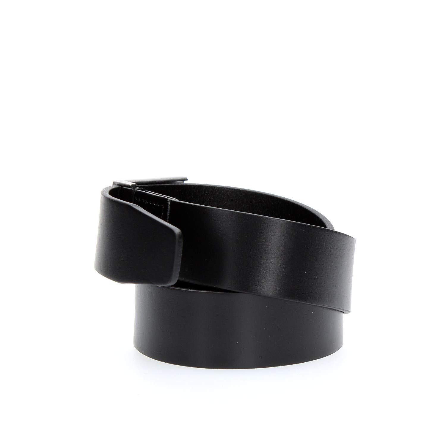 Calvin Klein Męski pasek Formal Plaque Belt 3,5 cm skórzany pasek, czarny (black 001), 110|#110|#678 (Herstellergröße: 110)