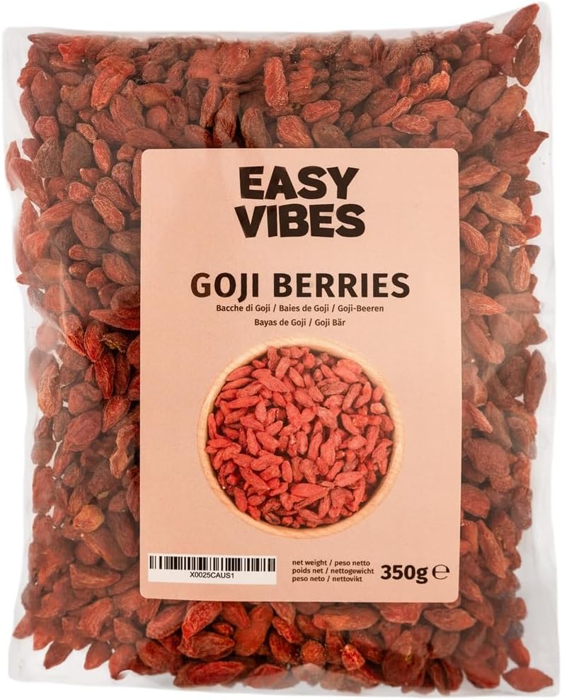 Easy Vibes – Natural Goji Berries (350g) – Dried Easy Vibes – Natural Goji Berries (350g) – Dried