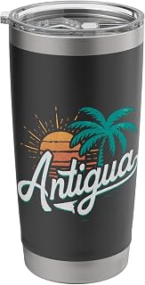 Antigua Souvenirs Matching Family Antigua Barbuda Vacation Stainless Steel Insulated Tumbler