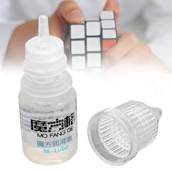 Silicone Oil Lube for Magic Cube,3ml Lubricating Speed Oil Transparent, Improves Speed,Prevents Rust,Make Cube Smooth,Magic Cube Accessory,Easy to Use,1pc