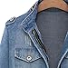 VJGOAL Mujer Chaqueta Vaquera con Cremallera Talla Grande Abrigo Otoño Invierno Moda...