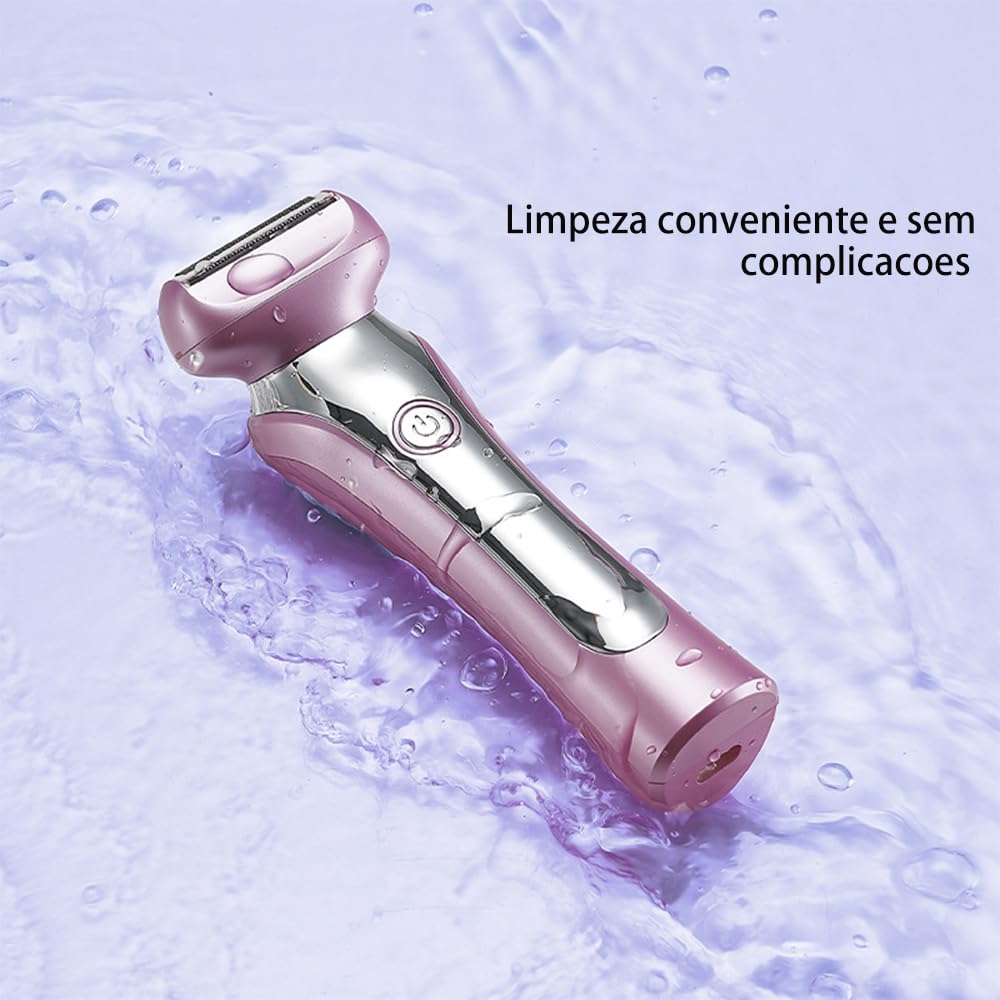 Depilador Eletrico Feminino, Barbeador elétrico suave e sedoso para mulheres, 3 lâminas sem fio lâmina e aparador de biquíni para uso molhado ou seco, rosa em promoção! Veja a oferta e mais achadinhos de Depilação 4 Hoje é o melhor dia para comprar Depilador Eletrico Feminino, Barbeador elétrico suave e sedoso para mulheres, 3 lâminas sem fio lâmina e aparador de biquíni para uso molhado ou seco, rosa com aquele preço maroto! Promoção! Aproveite a oferta! 4