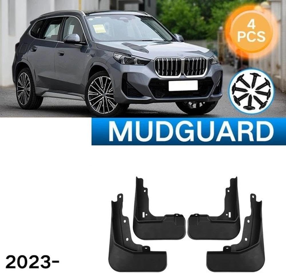 Auto Parts 4PCS Car Mudguard Mud Flaps Splash Mud Guard Fender for BMW X1 M Sport 2023 Car Accessories