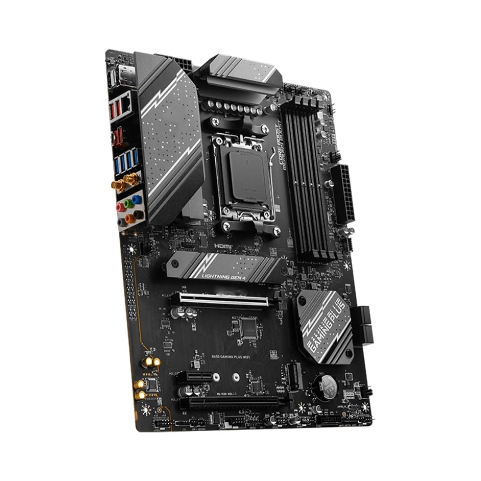 Carte Mere Carte mère Fit for MSI B650 Gaming Plus WiFi Compatible avec Ryzen 7 7800X3D 7600X R5 7500F CPU DDR5 7200 MHz NVME M.2 PCIe 4.0