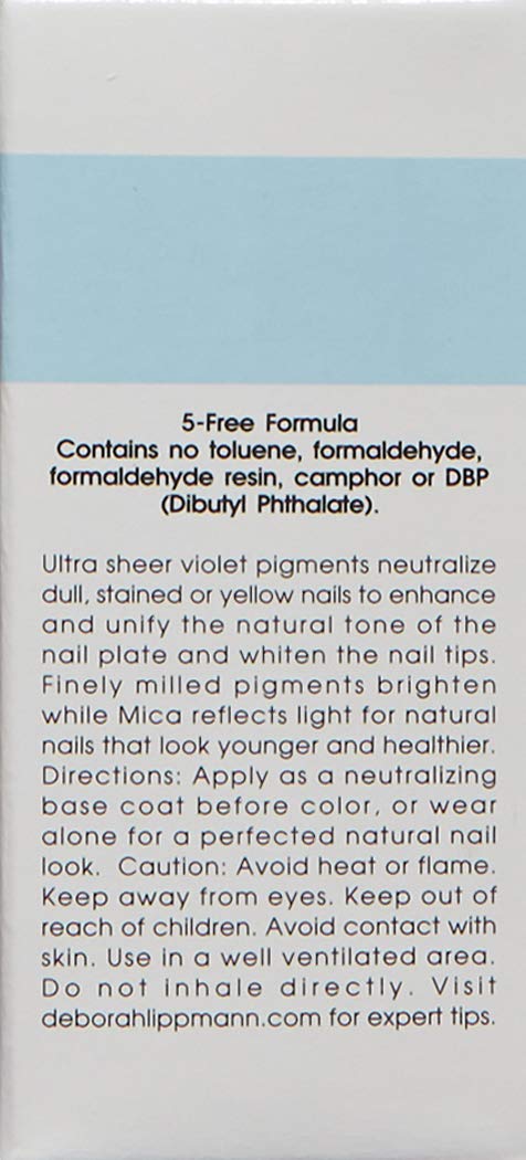 Deborah Lippmann Base Coat for Longer Lasting Manicure | Creates a Smooth Base for Even Polish Application