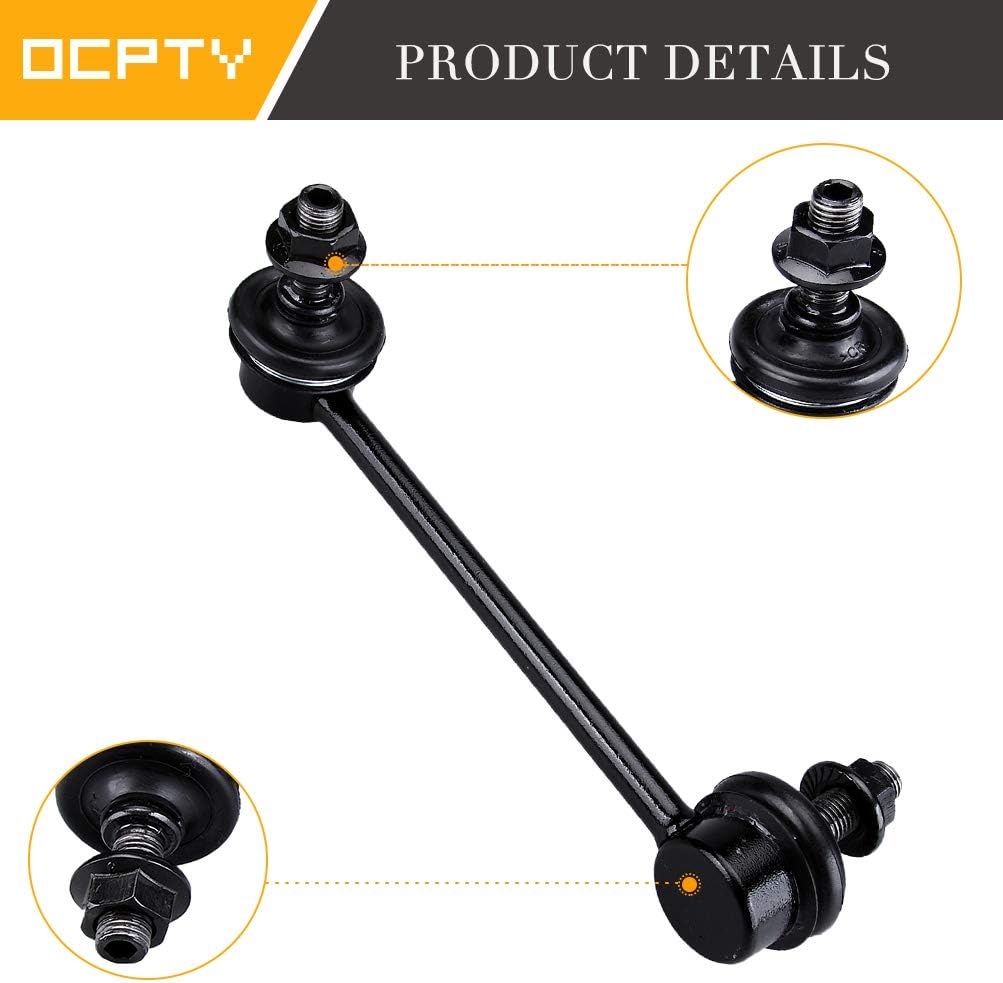 OCPTY - New 12-Piece fit for 2006-2007 for Ford Fusion for Lincoln MKZ Zephyr for Mercury Milan - 4 Front Lower 2 Upper Left Right Control Arm and Ball Joint 2 Outer 2 Inner Tie Rod End 2 Sway Bar