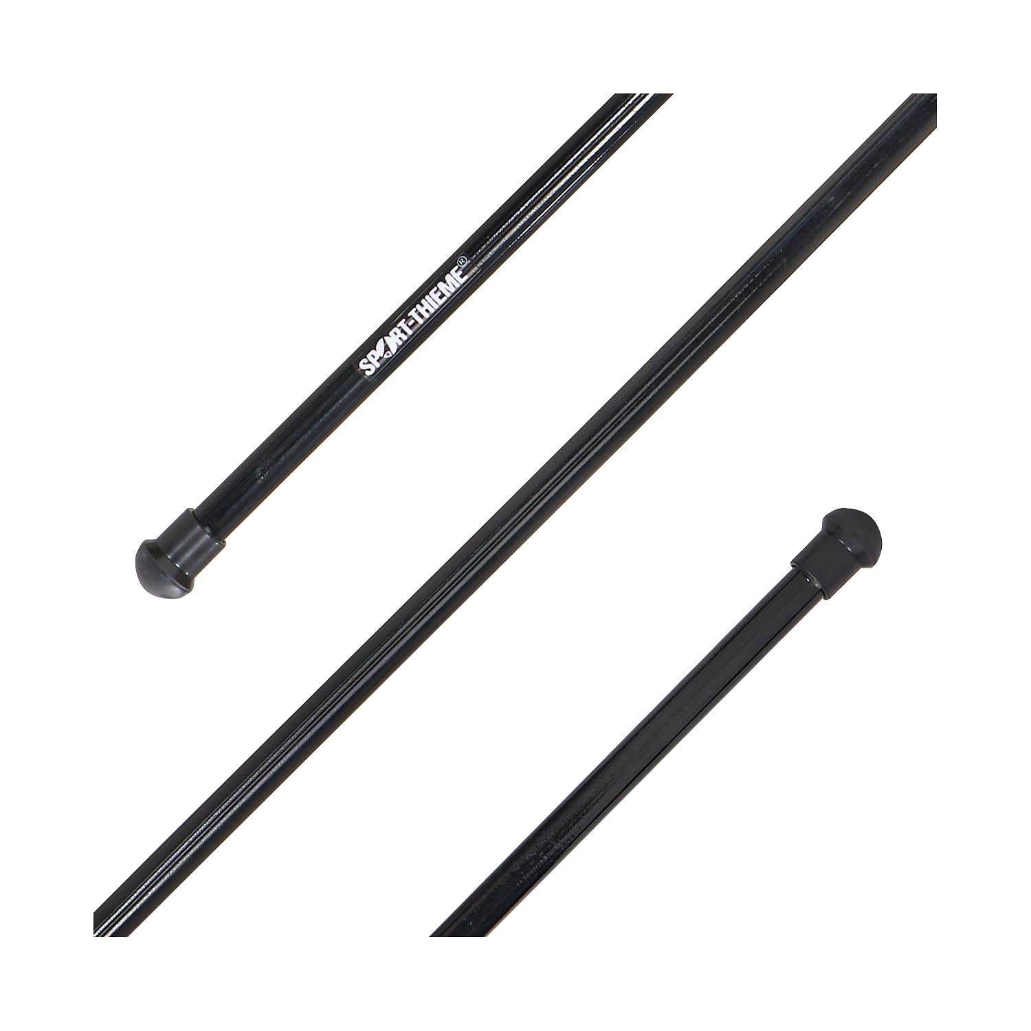 Sport-Thieme Sprungstab Kids | Glasfaserstab für Leichtathletik, beidseitig nutzbar, langlebig | 250 cm, Ø 2,5 cm, 2,6 kg | Weiß | Max. Belastung 40 kg