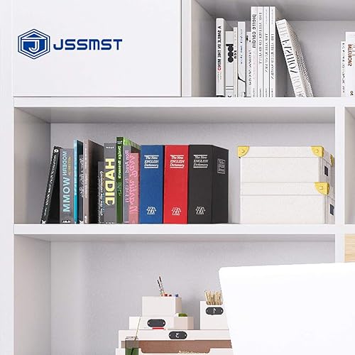 Miniatura 6 de Jssmst SM-BS04  Caja fuerte de metal para el hogar con cerradura de combinación en forma de libro como distracción 2017, negro tamaño pequeñogrande L