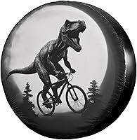 Vista 14 de Delerain Cubierta de neumático de repuesto con bandera estadounidense, cubierta de rueda de gato, protección solar impermeable para camiones