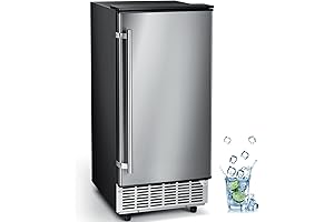 Kismile Under Counter Ice Machine: Crystal-Clear Ice at Your Fingertips