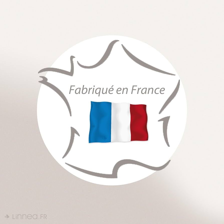 Housse De Couette 260x240 Cm 100% Coton NYMPHEA Bleu