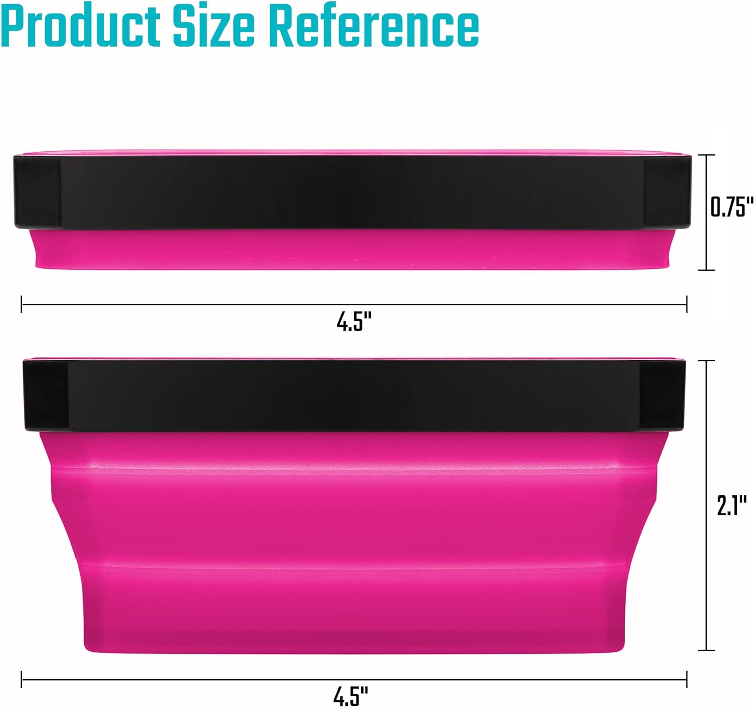 DURATECH Magnetic Foldable Parts Tray Set, 3 Pack Collapsible Silicone Tool Tray Set for Organizing Screw Bolts Nuts Washers Pins and Other Small Metal Parts, Blue Purple and Green : Automotive