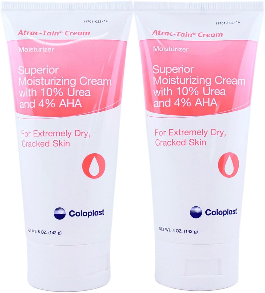 Atrac-Tain Unscented Hand and Body Moisturizer Cream 5 oz. Tube 1814 2 Ct