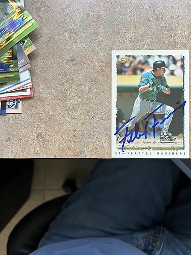 Felix Fermin Autographed 1995 Topps #234
