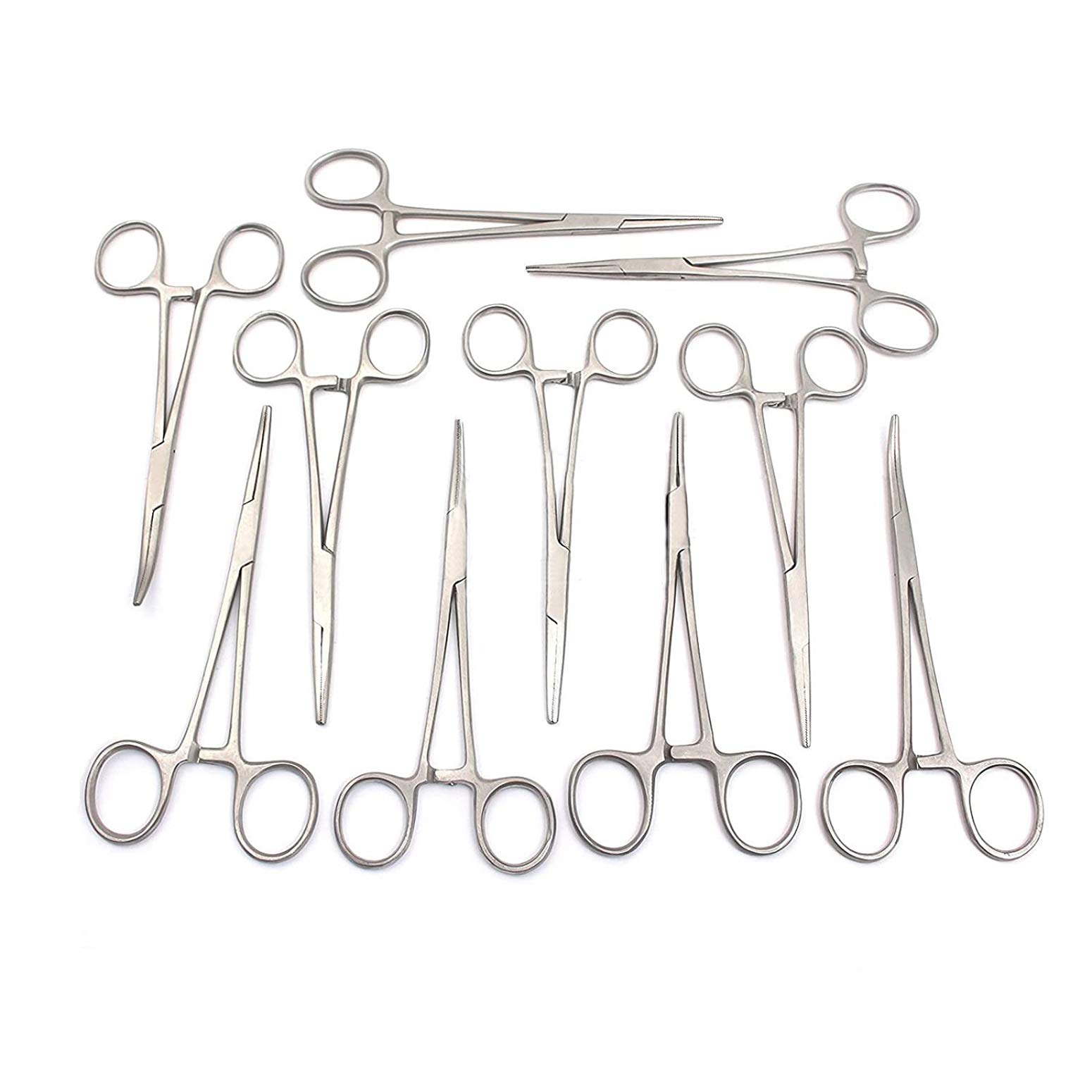Kelly Locking Hemostat Forceps - 10 Pack -1