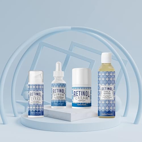 Miniatura 10 de LilyAna Naturals Juego de regalo para el cuidado de la piel crema de retinol suero de vitamina C crema para ojos y crema facial juegos de cuidado de