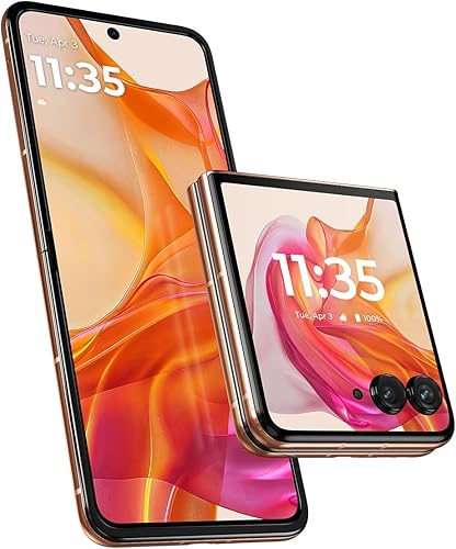 Miniatura 2 de Motorola razr+  2024  Desbloqueado  Hecho para US 12256  Cámara de 50MP  Peach Fuzz