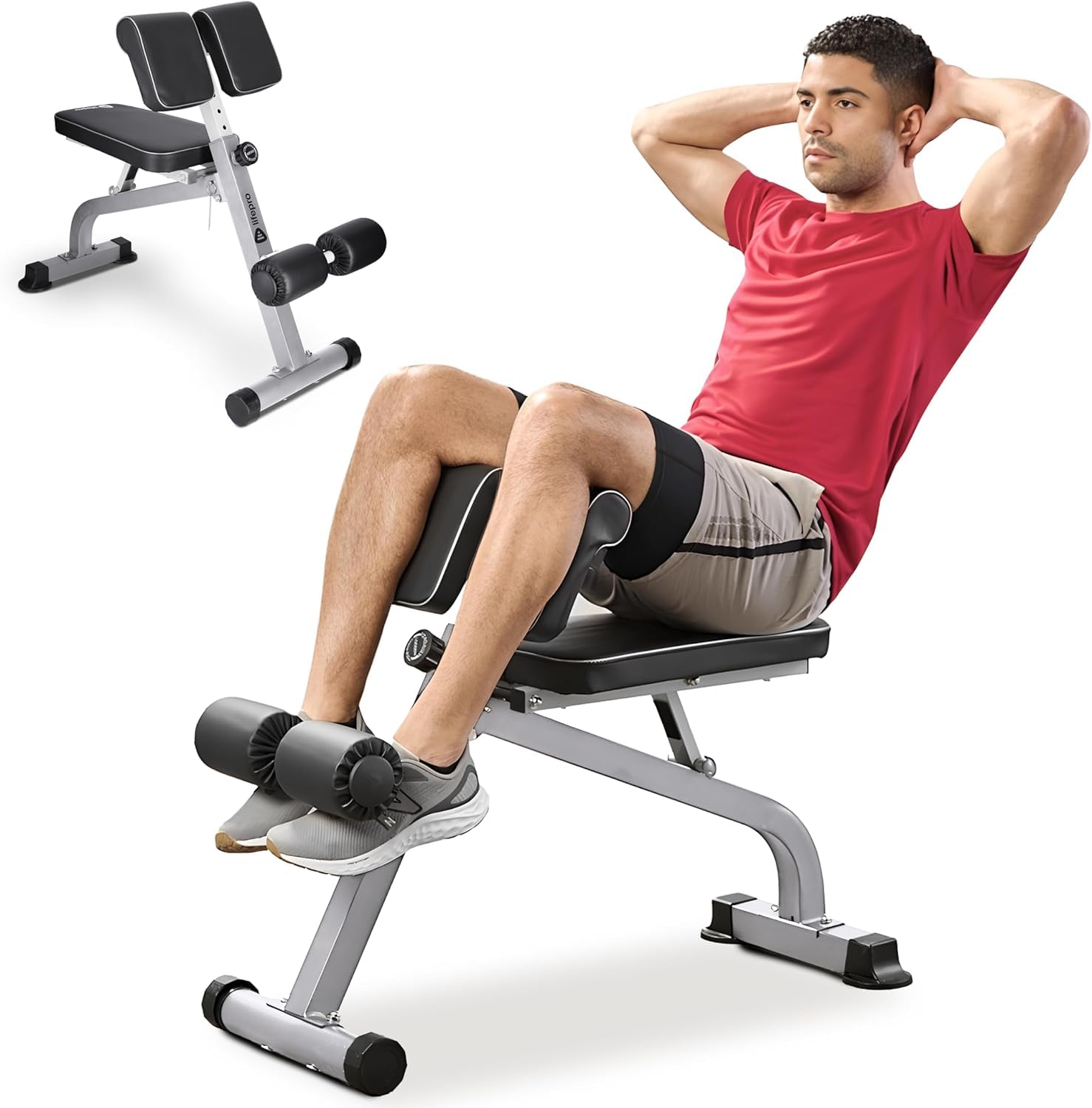 Lifepro SculptTrainer Roman Chair – 20+ Exercises, Foldable, 330 lb Cap